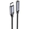 Кабель Vention BGMHA USB Type-C - 3.5 Jack (0.1 м, серый)