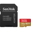 Карта памяти SanDisk Extreme microSDXC SDSQXAH-064G-AN6MA 64GB (с адаптером)